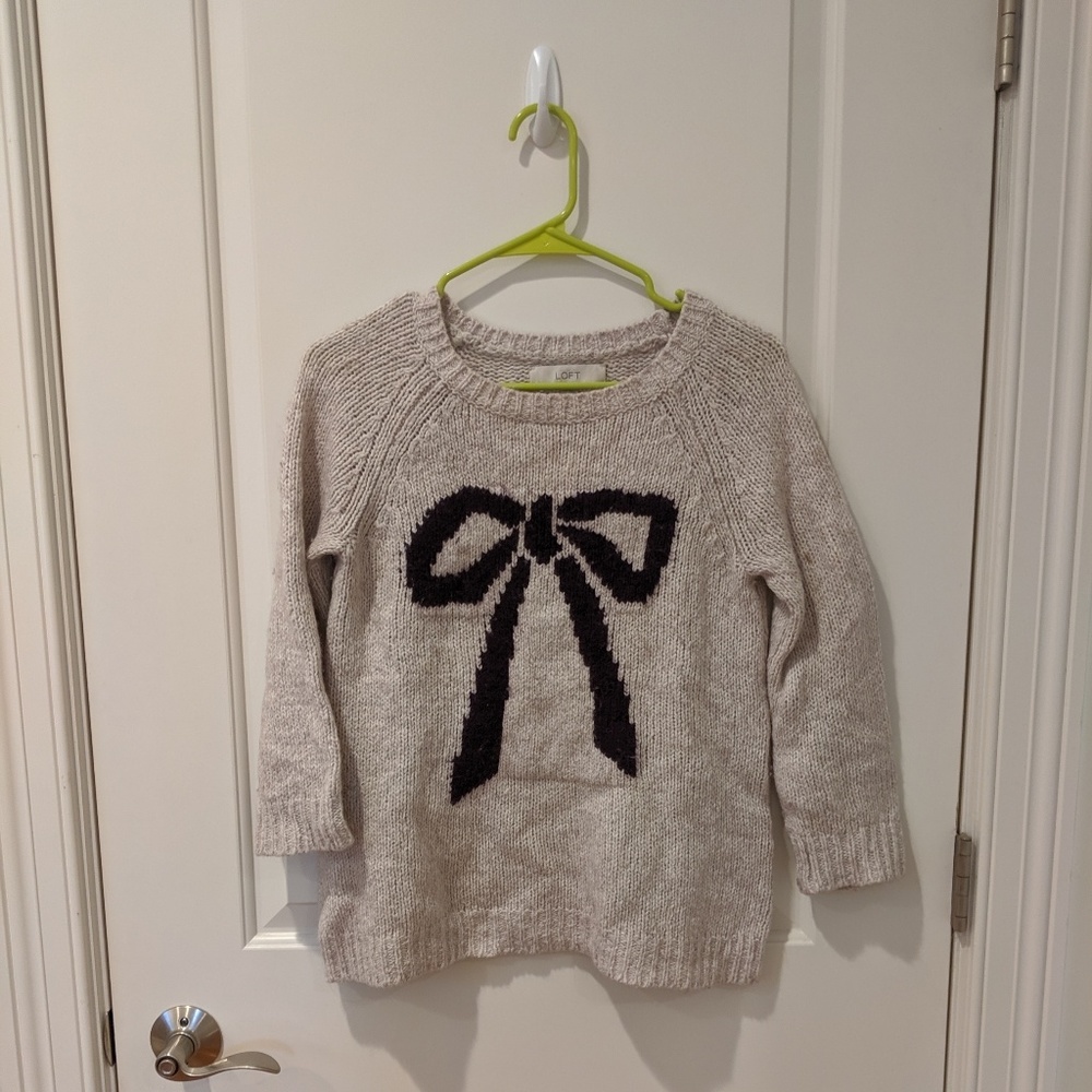 Loft ribbon sweater